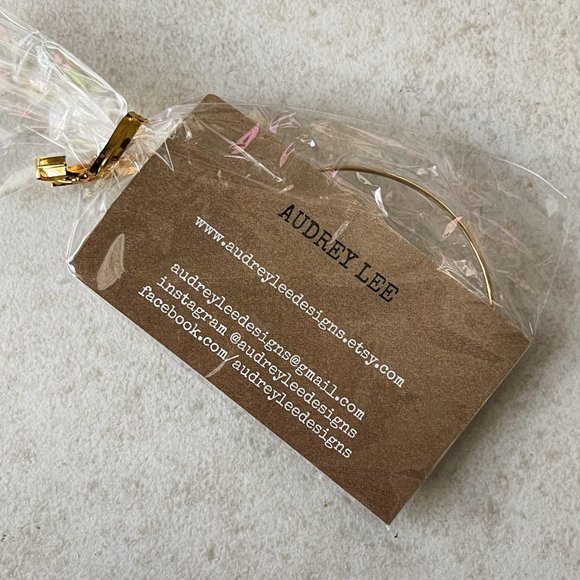 Audrey Lee Designs Gold Metal Bangle - Picture 2 of 2